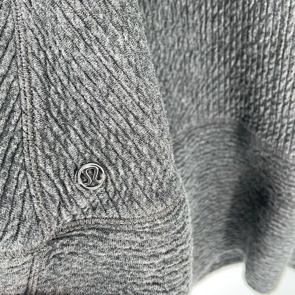 Lululemon Athletica Womens Retreat Yourself Pullover Sweater Charcoal Small - Picture 6 of 8